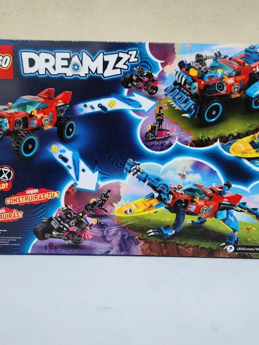 NEW LEGO DREAMZzz Crocodile Off-Road Car Truck Boat 71458 Minifigures 494 Pieces